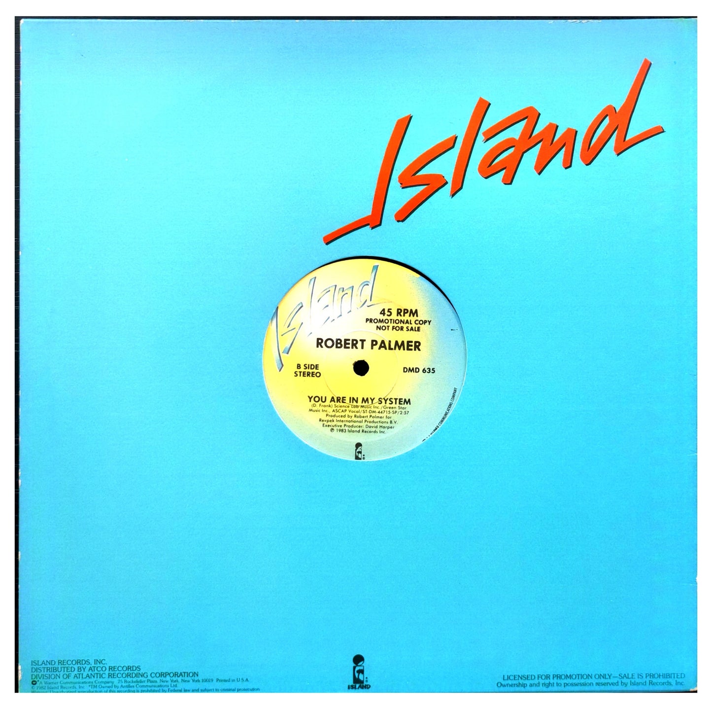 ROBERT PALMER - YOU ARE IN MY SYSTEM | 12" MAXI SINGLE USADO