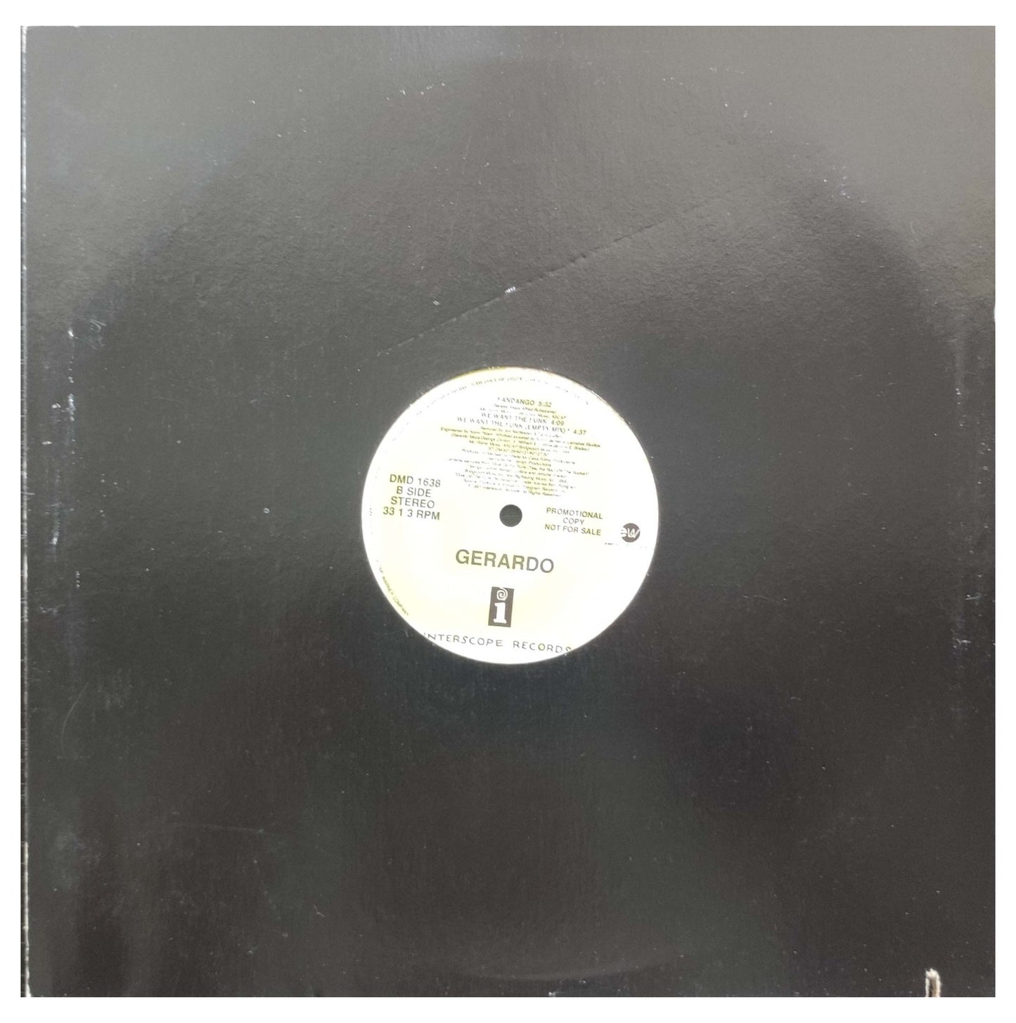 GERARDO - WE WANT THE FUNK | 12" MAXI SINGLE USADO