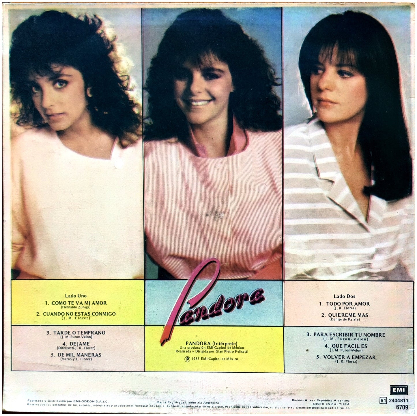 PANDORA - COMO TE VA MI AMOR | VINILO USADO