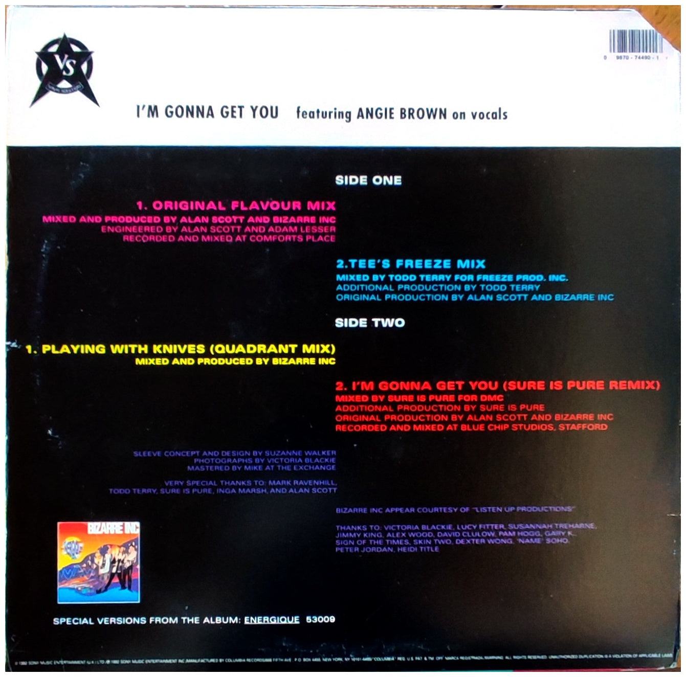 BIZARRE INC - I'M GONNA GET YOU | 12" MAXI SINGLE USADO