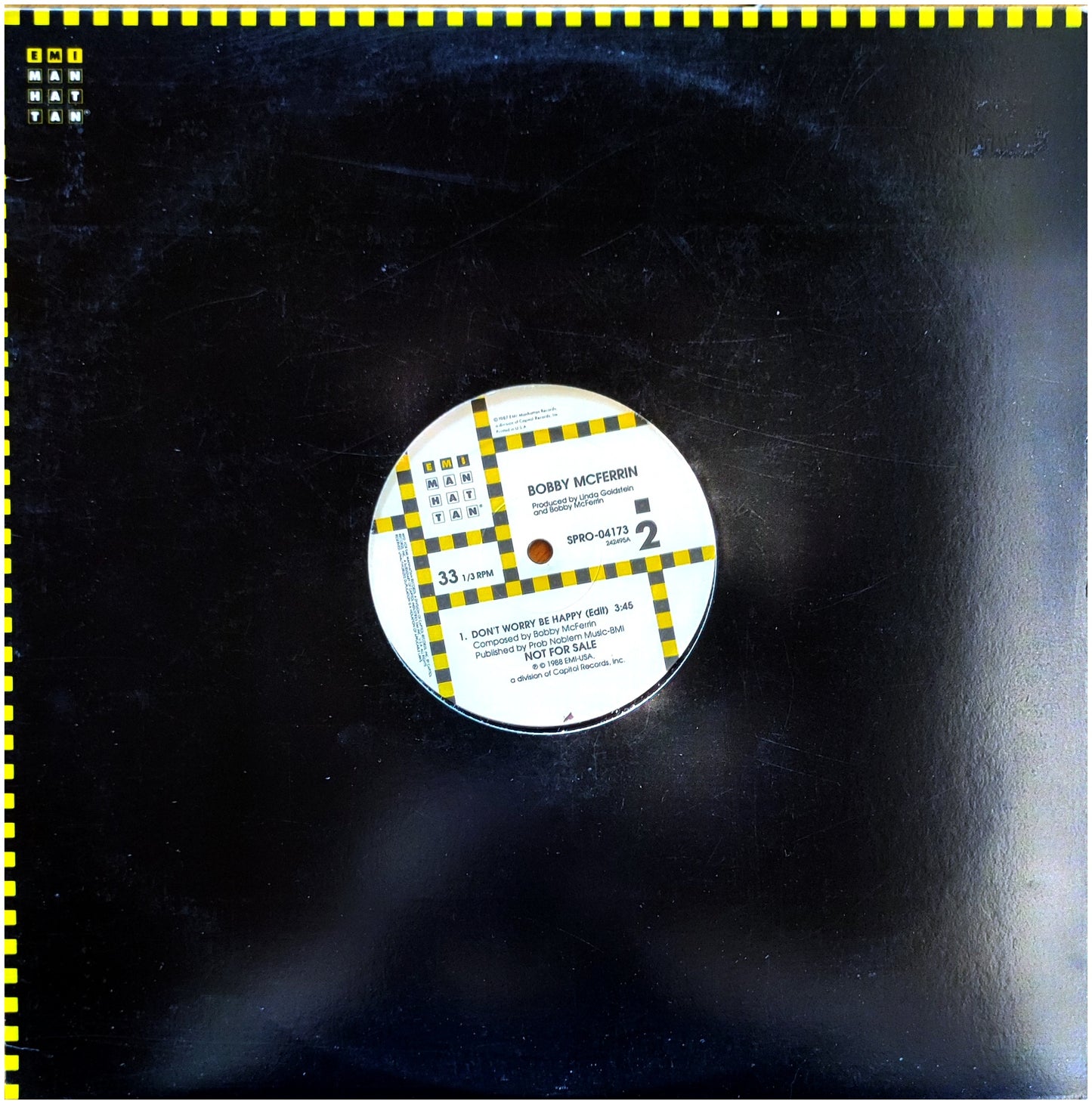 BOBBY MCFERRIN - DON'T WORRY BE HAPPY | 12" MAXI SINGLE USADO