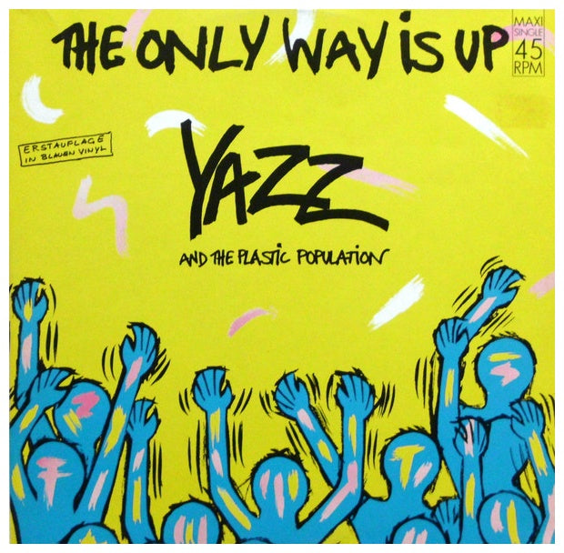 YAZZ AND THE PLASTIC POPULATION - THE ONLY WAY IS UP (BLUE VINYL) | 12" MAXI SINGLE USADO