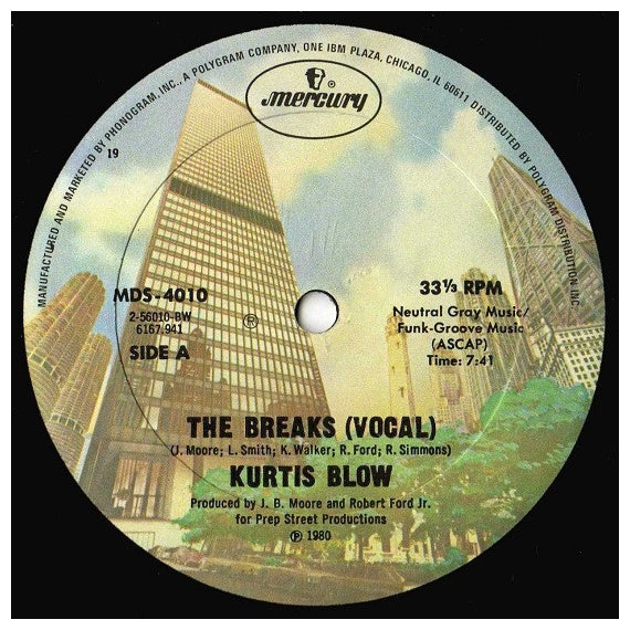 KURTIS BLOW - THE BREAKS | 12" MAXI SINGLE USADO