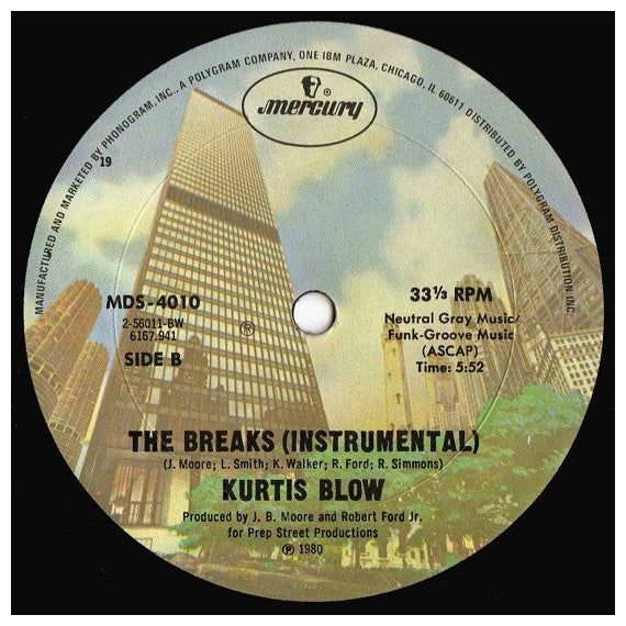 KURTIS BLOW - THE BREAKS | 12" MAXI SINGLE USADO