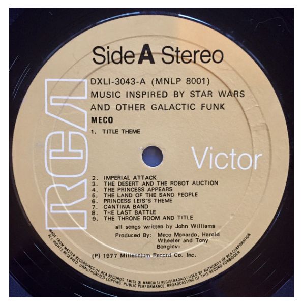 MECO - STAR WARS THEME | VINILO USADO