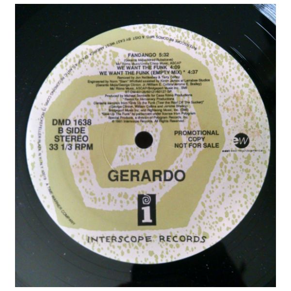 GERARDO - WE WANT THE FUNK | 12" MAXI SINGLE USADO