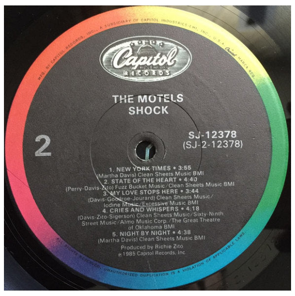 MOTELS - SHOCK | VINILO