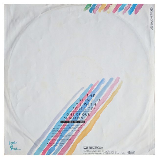 THOMAS DOLBY - SHE BLINDED ME WITH SCIENCE | 12" MAXI SINGLE USADO