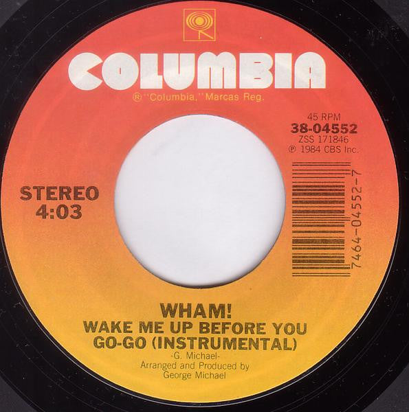 WHAM - WAKE ME UP BEFORE YOU GO-GO | 7" SINGLE VINILO USADO