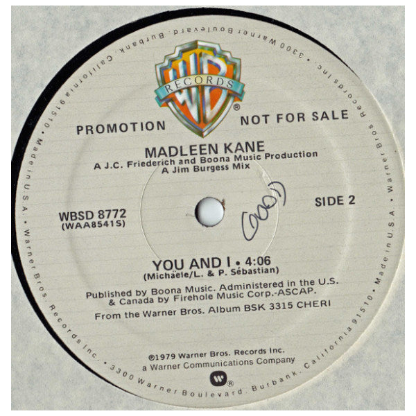 MADLEEN KANE - FORBIDDEN LOVE/YOU AND I | 12" MAXI SINGLE USADO