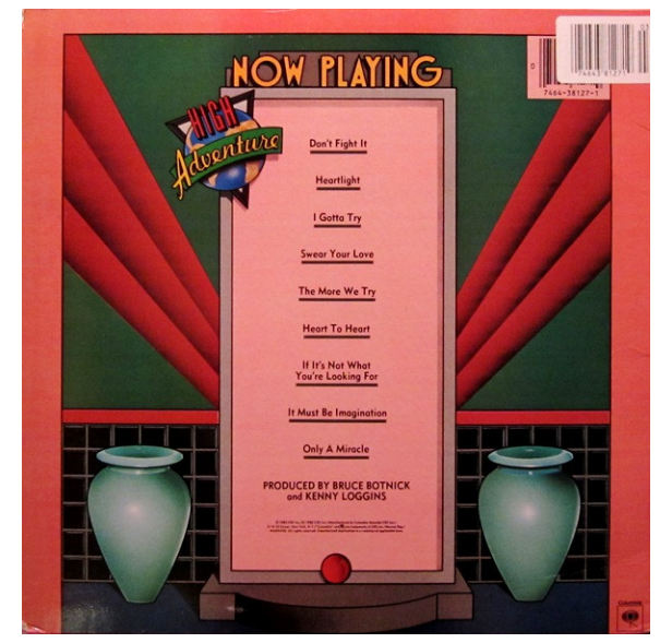 KENNY LOGGINS - HIGH ADVENTURE | VINILO USADO