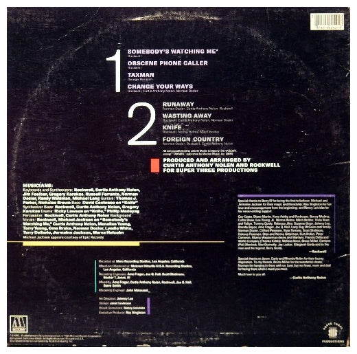 ROCKWELL - SOMEBODYS WATCHING ME (ALBUM) | VINILO USADO