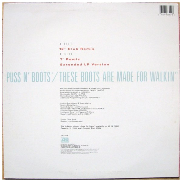 KON KAN - PUSS N' BOOTS'/THESE BOOTS (ARE MADE FOR WALKIN') | 12" MAXI SINGLE USADO