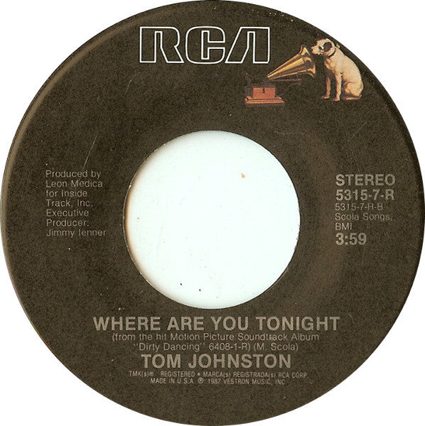 ERIC CARMEN - HUNGRY EYES | 7" SINGLE VINILO USADO