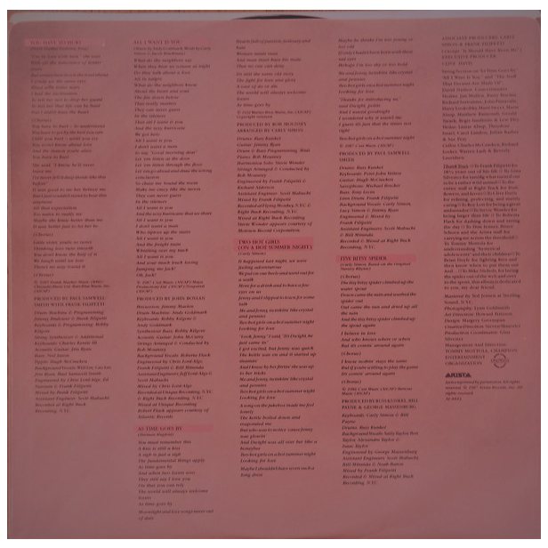 CARLY SIMON - COMING AROUND AGAIN | VINILO USADO