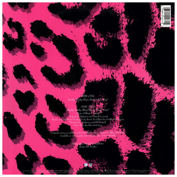 MADONNA - HANKY PANKY | 12" MAXI SINGLE USADO