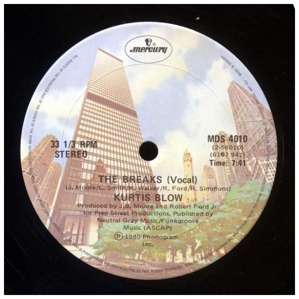 KURTIS BLOW - THE BREAKS | 12" MAXI SINGLE USADO