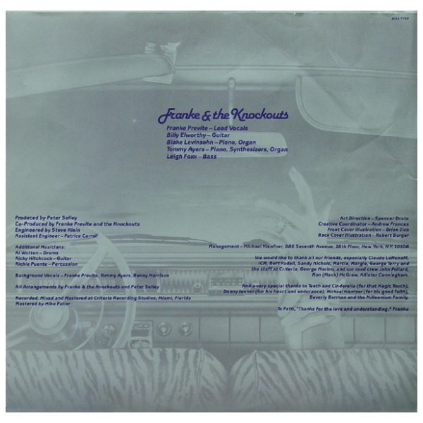FRANKE & THE KNOCKOUTS - BELOW THE BELT | VINILO USADO
