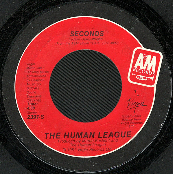 HUMAN LEAGUE - DON'T YOU WANT ME | 7" SINGLE VINILO USADO