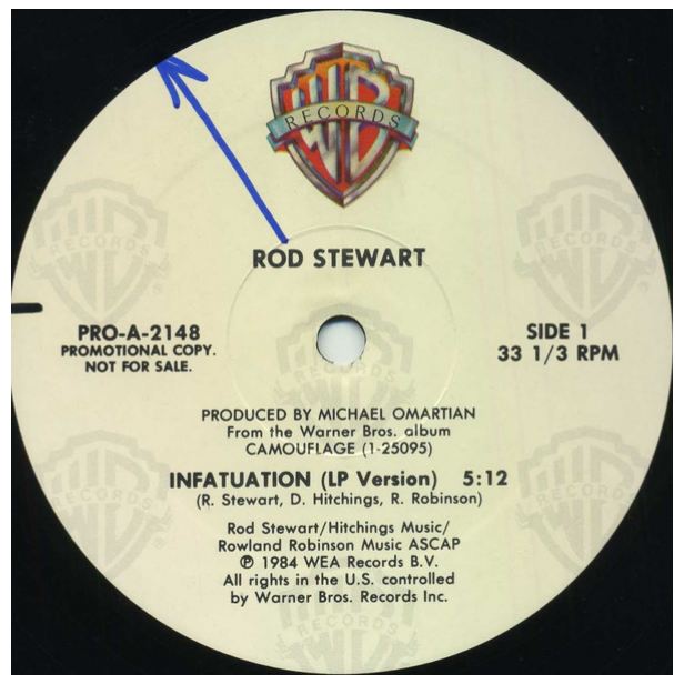ROD STEWART - INFATUATION (PROMO) | 12" MAXI SINGLE USADO