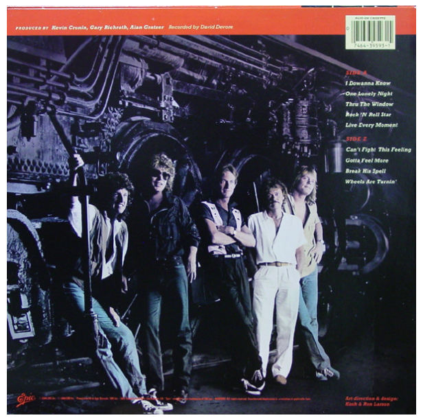 REO SPEEDWAGON - WHEELS ARE TURNIN' | VINILO USADO