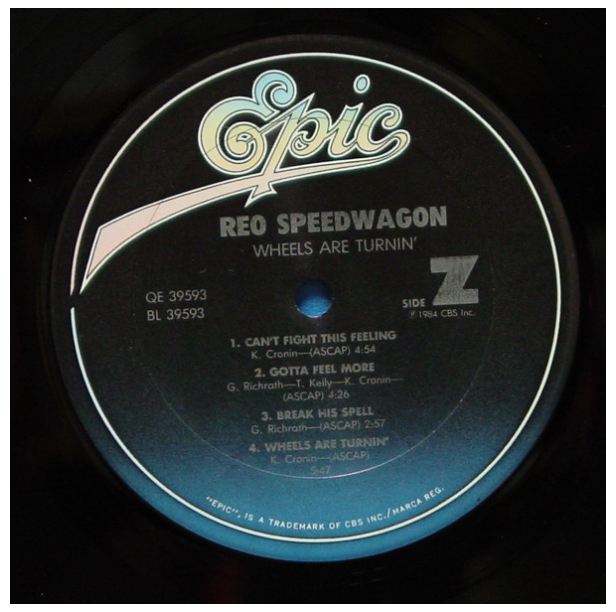 REO SPEEDWAGON - WHEELS ARE TURNIN' | VINILO USADO