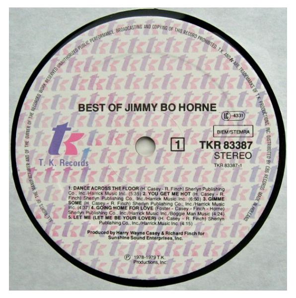 JIMMY "BO" HORNE - BEST OF | VINILO USADO