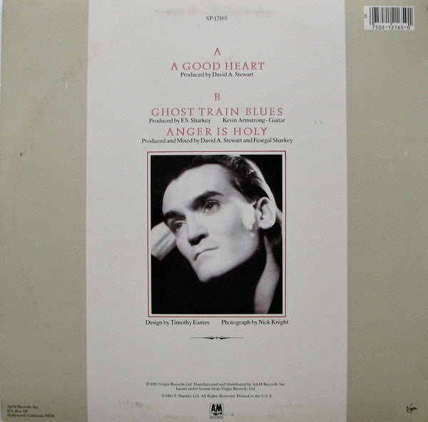 FEARGAL SHARKEY - A GOOD HEART (PROMO) | 12" MAXI SINGLE USADO