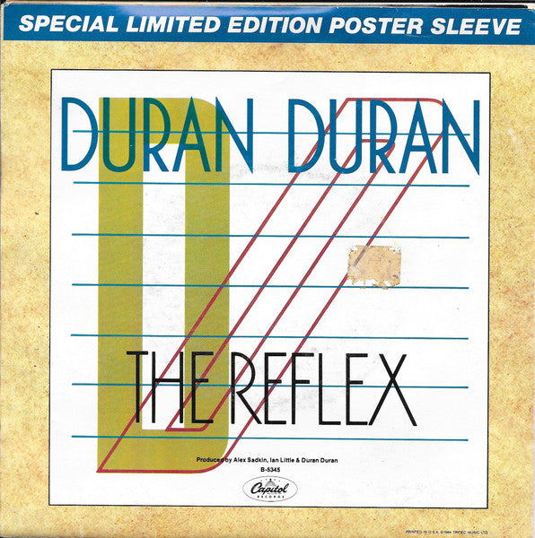DURAN DURAN - THE REFLEX (LTD EDITION POSTER SLEEVE) | 7" SINGLE VINILO USADO
