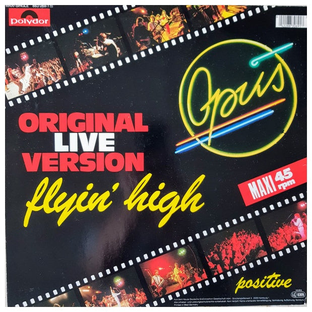 OPUS - POSITIVE/FLYIN' HIGH | 12" MAXI SINGLE USADO