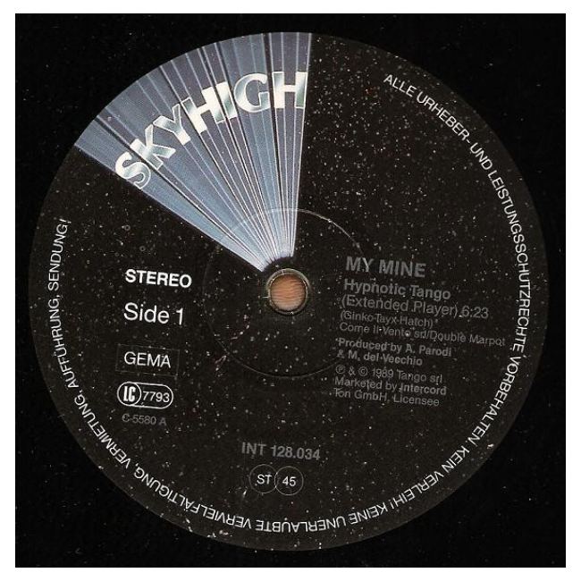 MY MINE - HYPNOTIC TANGO | 12" MAXI SINGLE USADO
