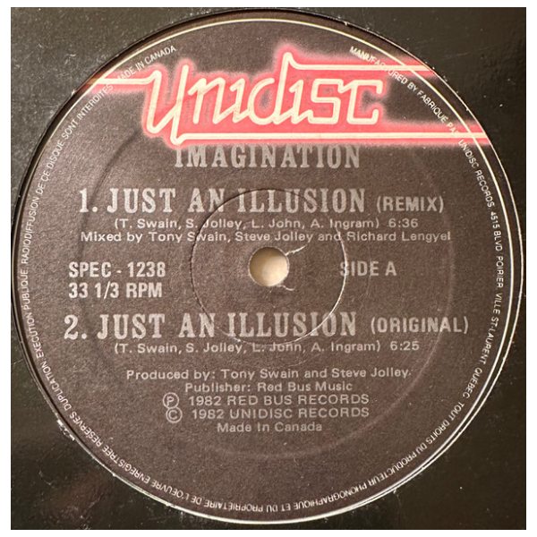IMAGINATION - JUST AN ILLUSION/NEW DIMENSION | 12" MAXI SINGLE USADO