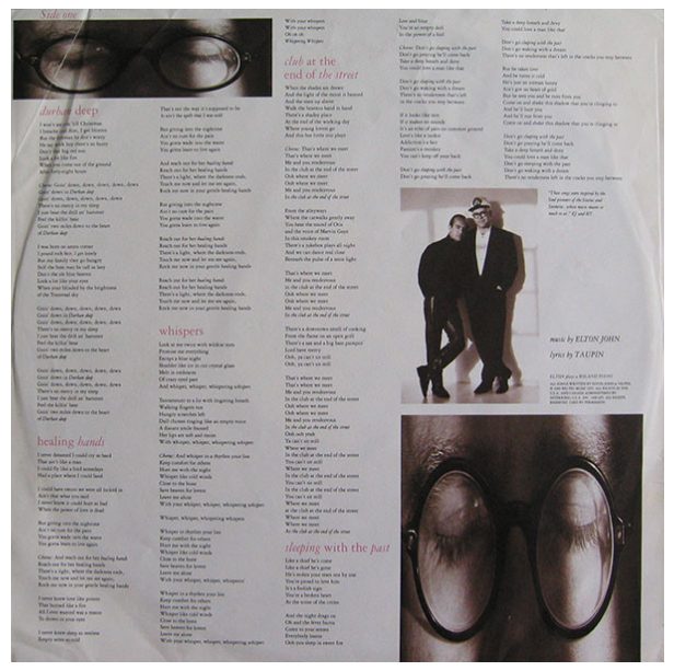 ELTON JOHN - SLEEPING WITH THE PAST | VINILO USADO