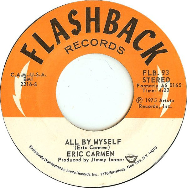 ERIC CARMEN - ALL BY MYSELF/NEVER GONNA FALL IN LOVE AGAIN | 7" SINGLE VINILO USADO