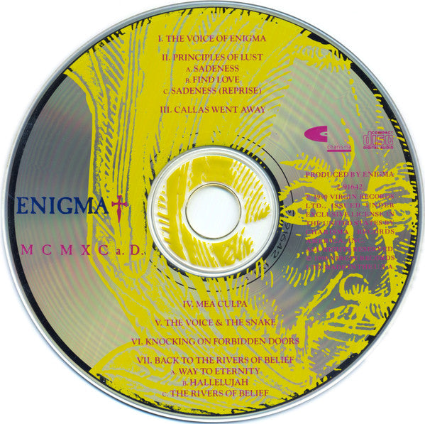 ENIGMA - MCMXC A.D. | CD USADO