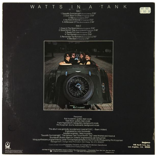 DIESEL - WATTS IN A TANK | VINILO USADO