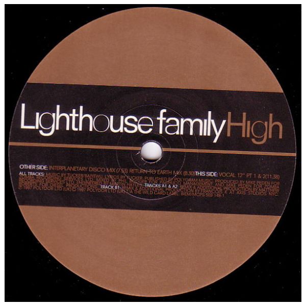 LIGHTHOUSE FAMILY - HIGH | 12" MAXI SINGLE USADO
