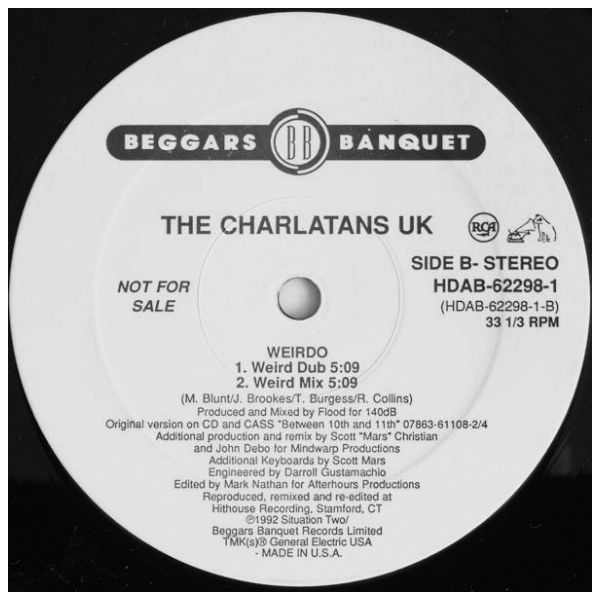 CHARLATANS UK - WEIRDO | 12" MAXI SINGLE USADO