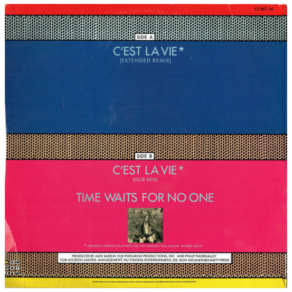 ROBBIE NEVIL - C'EST LA VIE | 12" MAXI SINGLE USADO