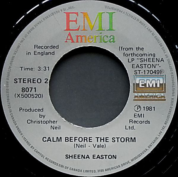 SHEENA EASTON - MORNING TRAIN | 7" SINGLE VINILO USADO