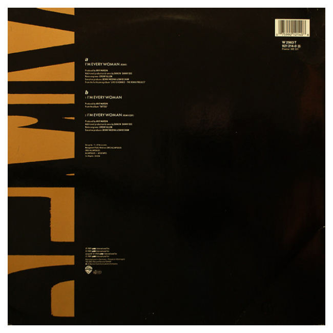CHAKA KHAN - I'M EVERY WOMAN | 12" MAXI SINGLE USADO