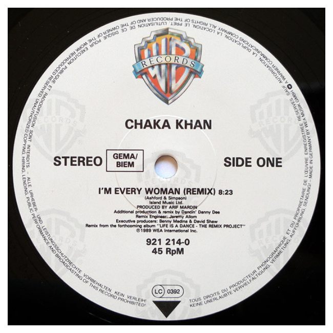 CHAKA KHAN - I'M EVERY WOMAN | 12" MAXI SINGLE USADO