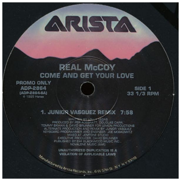 REAL MCCOY - COME AND GET YOUR LOVE | 12" MAXI SINGLE USADO