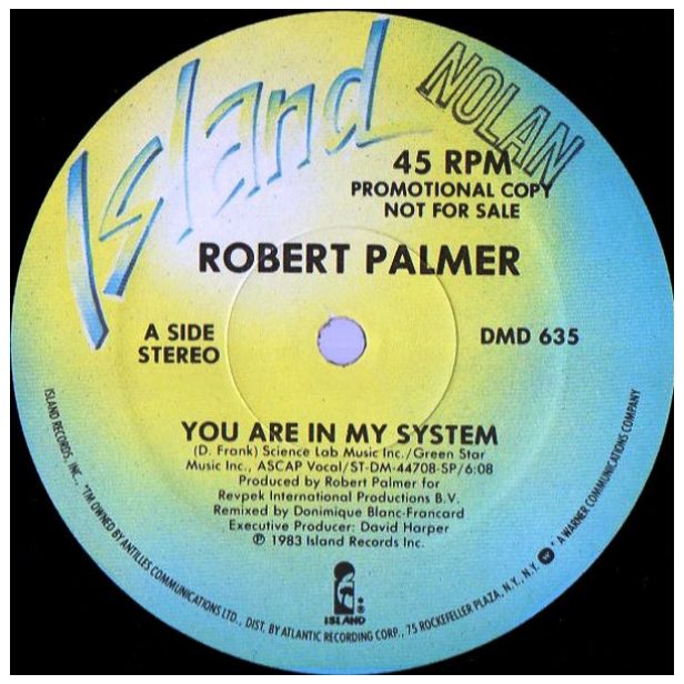 ROBERT PALMER - YOU ARE IN MY SYSTEM | 12" MAXI SINGLE USADO