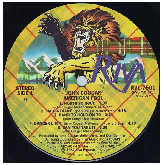 JOHN COUGAR - AMERICAN FOOL | VINILO USADO