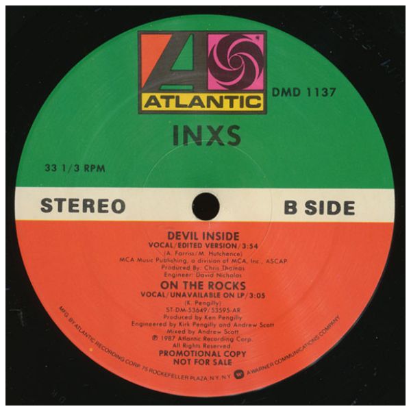 INXS - DEVIL INSIDE | 12" MAXI SINGLE USADO