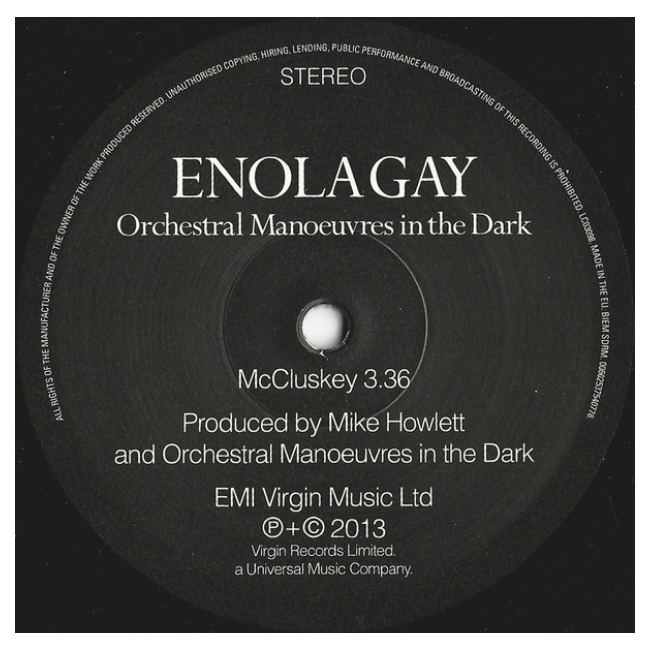 OMD - ENOLA GAY | 12" MAXI SINGLE USADO
