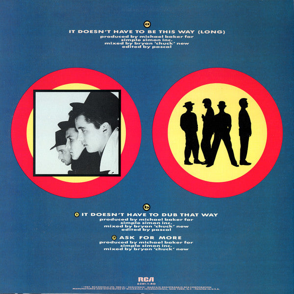 BLOW MONKEYS - IT DOESN'T HAVE TO BE THIS WAY | 12" MAXI SINGLE USADO