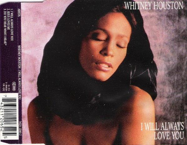 WHITNEY HOUSTON - I WILL ALWAYS LOVE YOU | CD SINGLE USADO