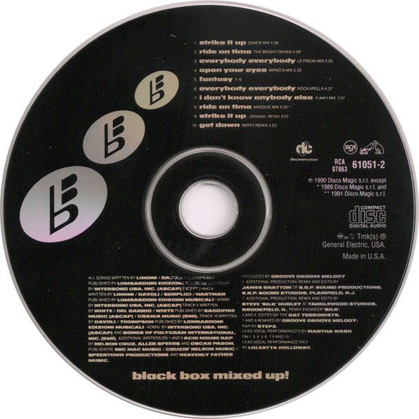 BLACK BOX - MIXED UP! | CD USADO